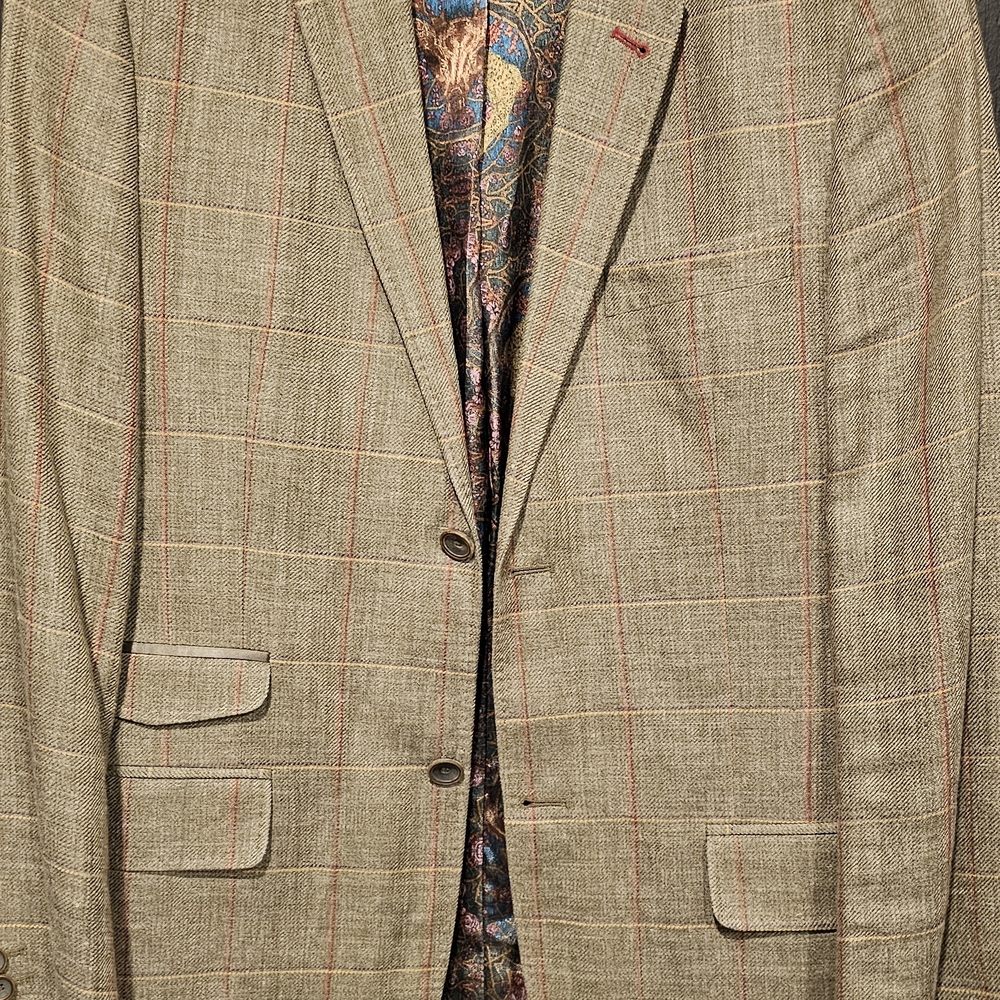 Ted Baker London Grey  Checkered Blazer